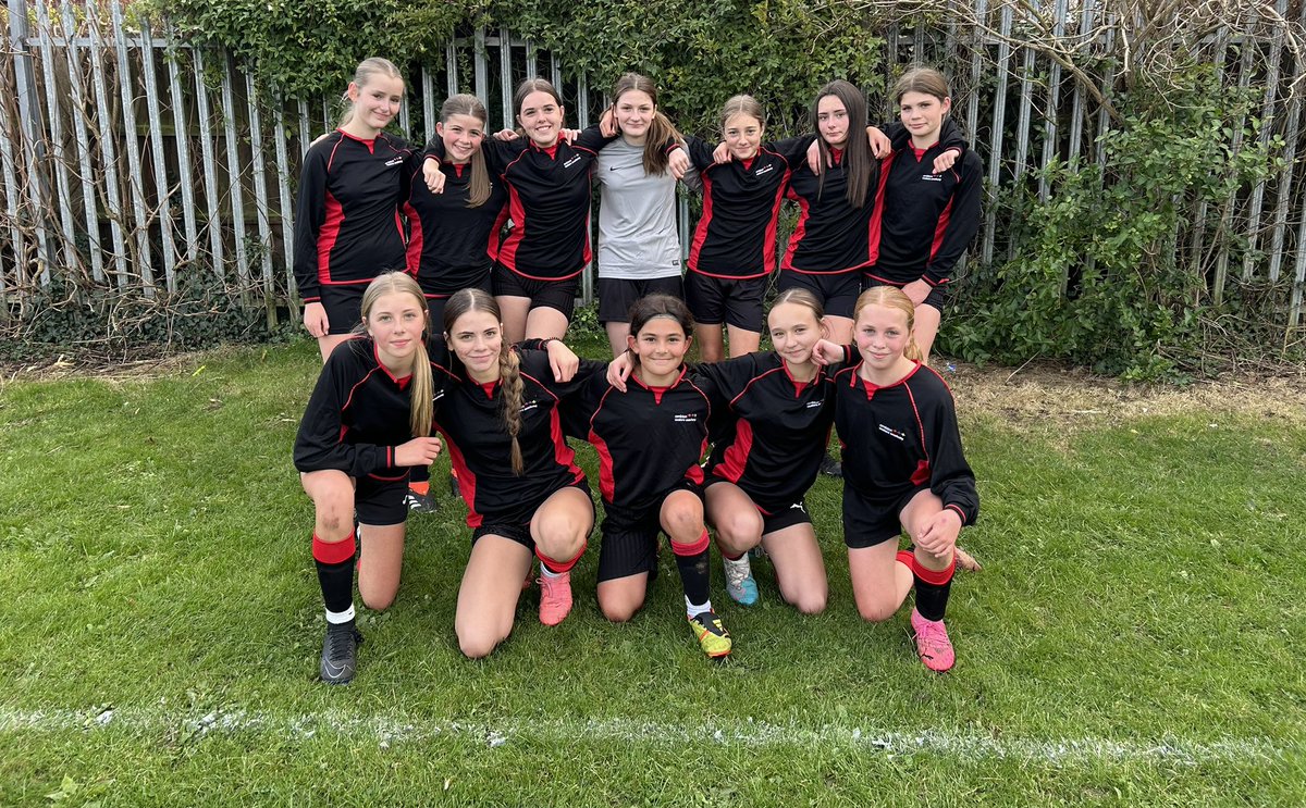 Our year 9 girls football team after an awesome 3-1 win 💪⚽️

Special mention to Hallie in year 7 who played 2 years up and put in a great performance!