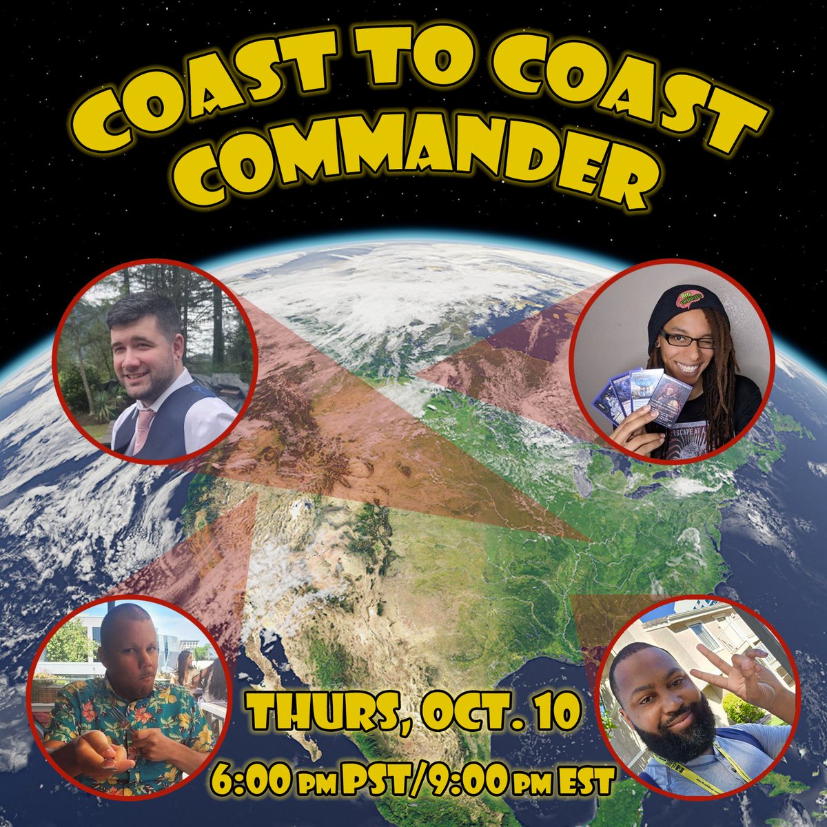 Coast to Coast Commander (@coast2coastmtg) on Twitter photo What's up fam! We got a banger of a pod for you tonight! We got <a href="/GirlDickEnergy/">One Three One Two</a> and @UncommonCmdrMTG of @HBVC_MTG and <a href="/MTG_Lexicon/">MTG_Lexicon - The Dive Bar of MTG & DND</a> fame!
We've got some hot precon action for you at 6 pst on the purple app.
Link below ๐ ๐ What's up fam! We got a banger of a pod for you tonight! We got <a href="/GirlDickEnergy/">One Three One Two</a> and @UncommonCmdrMTG of @HBVC_MTG and <a href="/MTG_Lexicon/">MTG_Lexicon - The Dive Bar of MTG & DND</a> fame!
We've got some hot precon action for you at 6 pst on the purple app.
Link below ๐ ๐