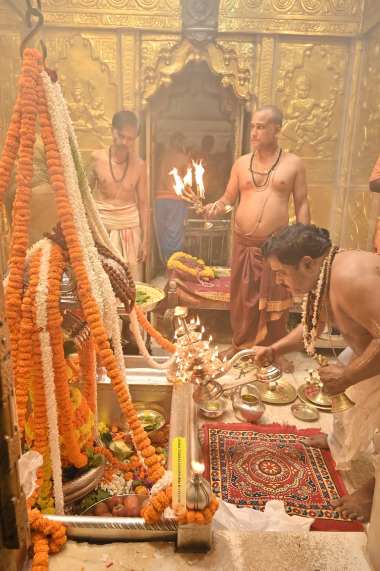 ShriVishwanath's tweet photo. 10.10.2024, बाबा विश्वनाथ के श्रृंगार आरती, दर्शन
#kashi #darshan #VishwanathDham https://t.co/7cRgHou06S