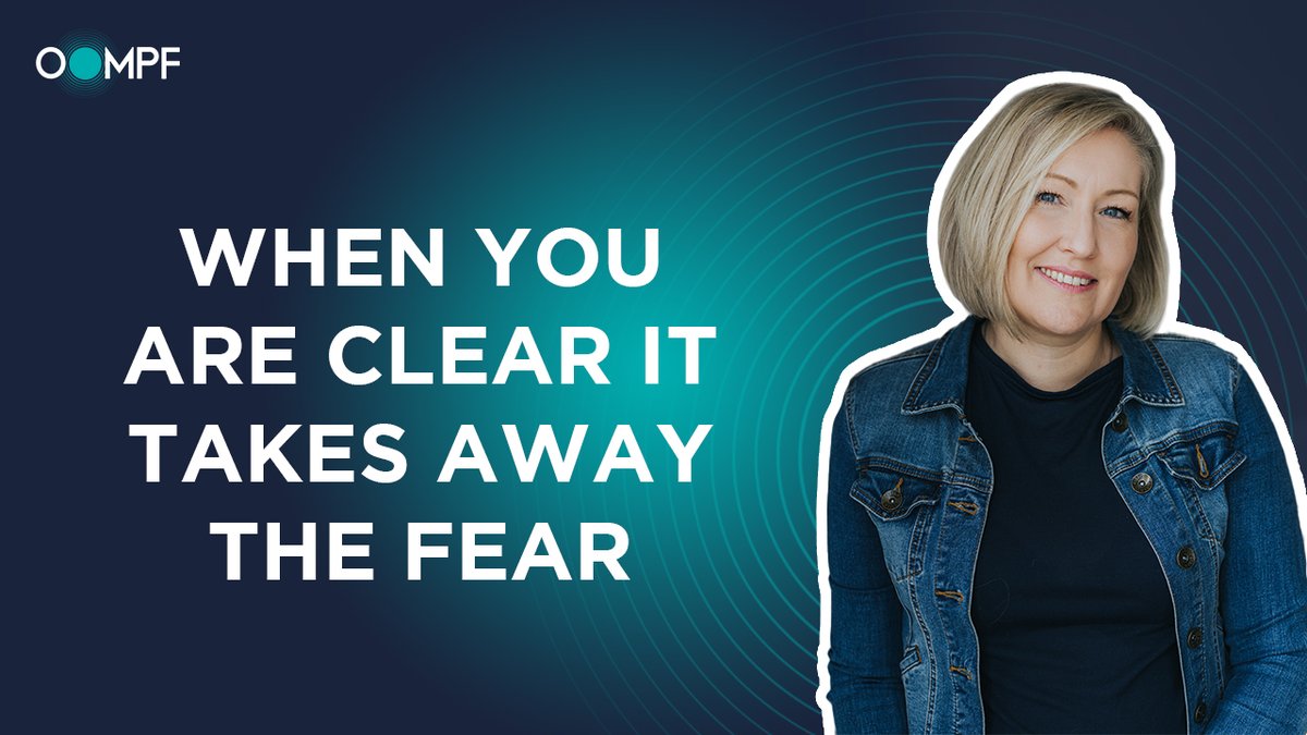 I love to say that "when you are clear, it takes away the fear"
But what do I actually mean by that?
Find out over on my YouTube channel! 
youtube.com/watch?v=yRgBoo…