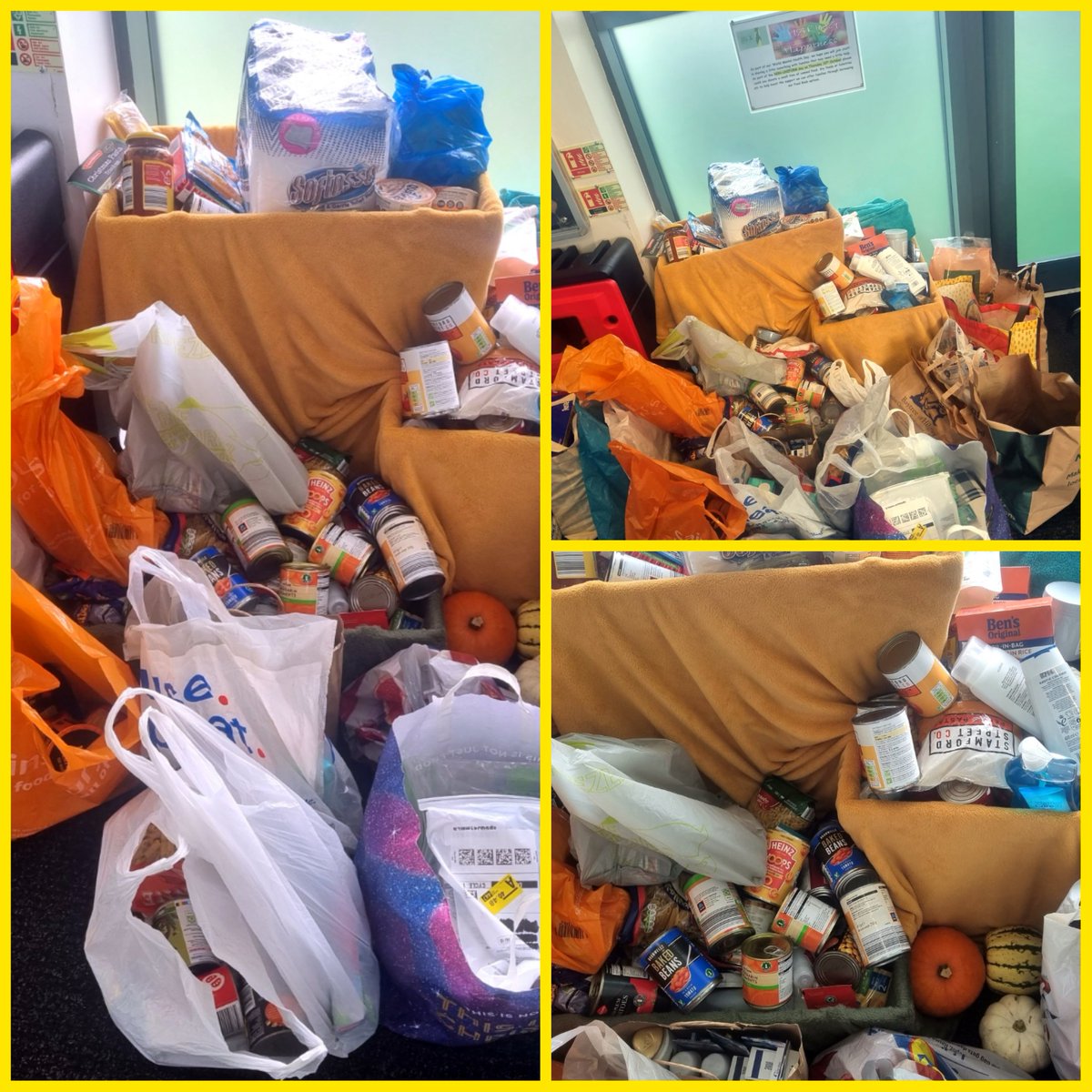 For World Mental Health day &amp; harvest students &amp; families made donations to the Academy's Food bank!We were over whelmed by all of the donations! Not only were donations of dried &amp; tinned food received but also essential toiletries! Thank you Medeshamstede families!