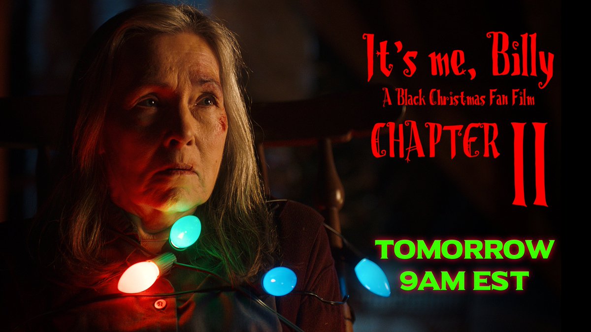 TheVoiceMann's tweet photo. The wait is over TOMORROW at 9AM EST.
FREE on YouTube and Vimeo.
#itsmebilly #itsmebilly2 #blackchristmas #indiehorror #horror #horrormovies https://t.co/XXQnqu3EIh