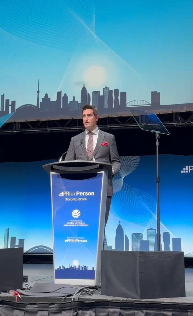TurnbullWhitby's tweet photo. This week, I had the opportunity to attend the UNPRI conference. I was happy to hear that global investors recognize they must manage climate risk and deploy capital responsibly in the net-zero transition b/c they know a clean economy is a prosperous one.
#PRIinPerson #cdnpoli https://t.co/HvKBTYQvJN