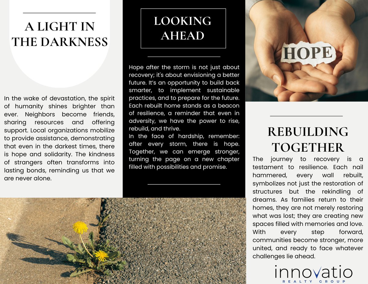 bucciarellik's tweet photo. https://t.co/JbT8frefvl
🔗 Check out our Recovery Guide for all the support you need! 💪 From neighbors lending a helping hand to local organizations mobilizing support, we're here to help. #HurricaneRecovery #FloridaStrong  #HopeAfterTheStorm #DisasterRelief #StaySafeFlorida https://t.co/zlipDOTXuJ