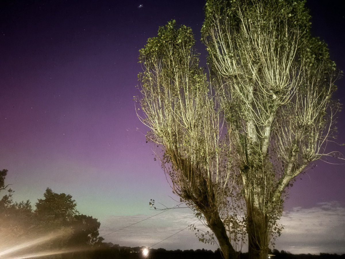 ChLuVibration's tweet photo. Even when you have caught some germs and feel a bit pants, being able to pop outside and photograph the sky like this makes me smile massively!#aurora #chartridge #bucks https://t.co/NVkYqoa5WT