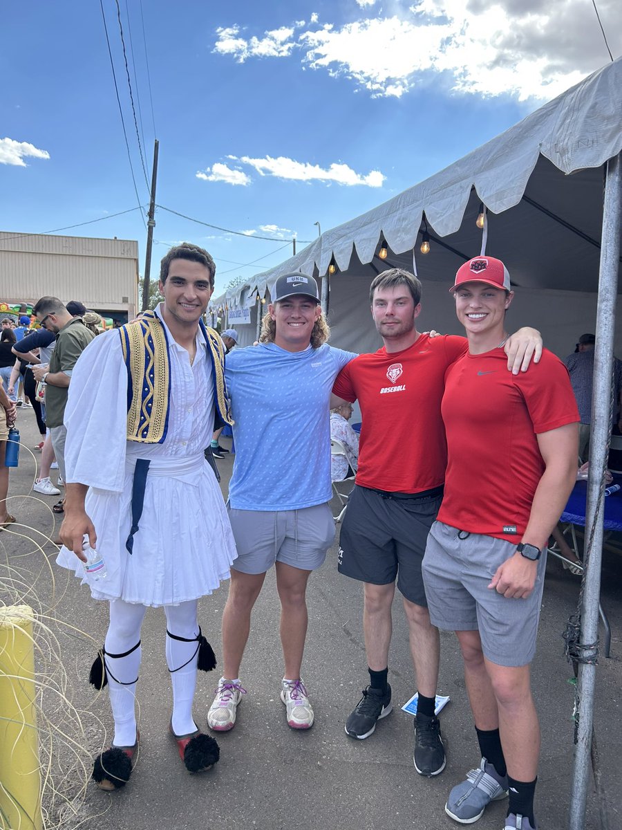 The fellas out supporting <a href="/akili_carris/">Akili Carris</a> at the ABQ Greek Festival last weekend 🇬🇷