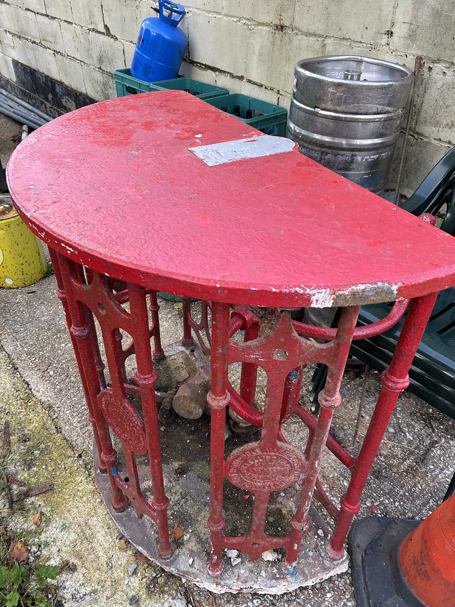SteyningTown's tweet image. Anybody want to buy a bit @OfficialBHAFC history?

An original solid metal turnstile rescued from the Goldstone Ground . 

We painted it red….sorry!

Full working order. Needs a loving home.

All sensible offers considered. 

@wearebrighton 
@ryanadsett 
@NorthStandChat