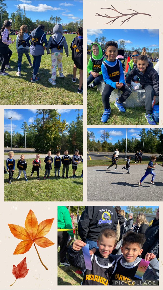 What a great day for our grade 1 to 3s to represent Warnica at the Fun Run! Thank you teachers and families for your support.