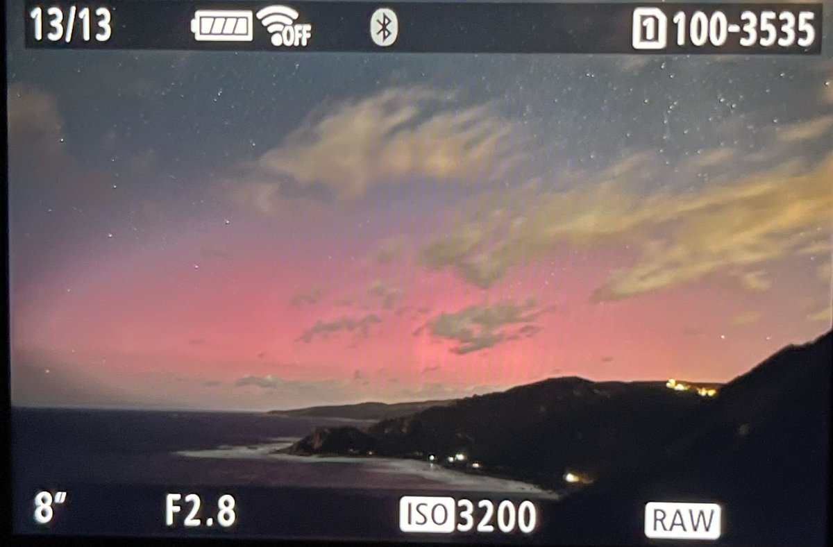 Les aurores boréales sont actuellement visibles en Corse!