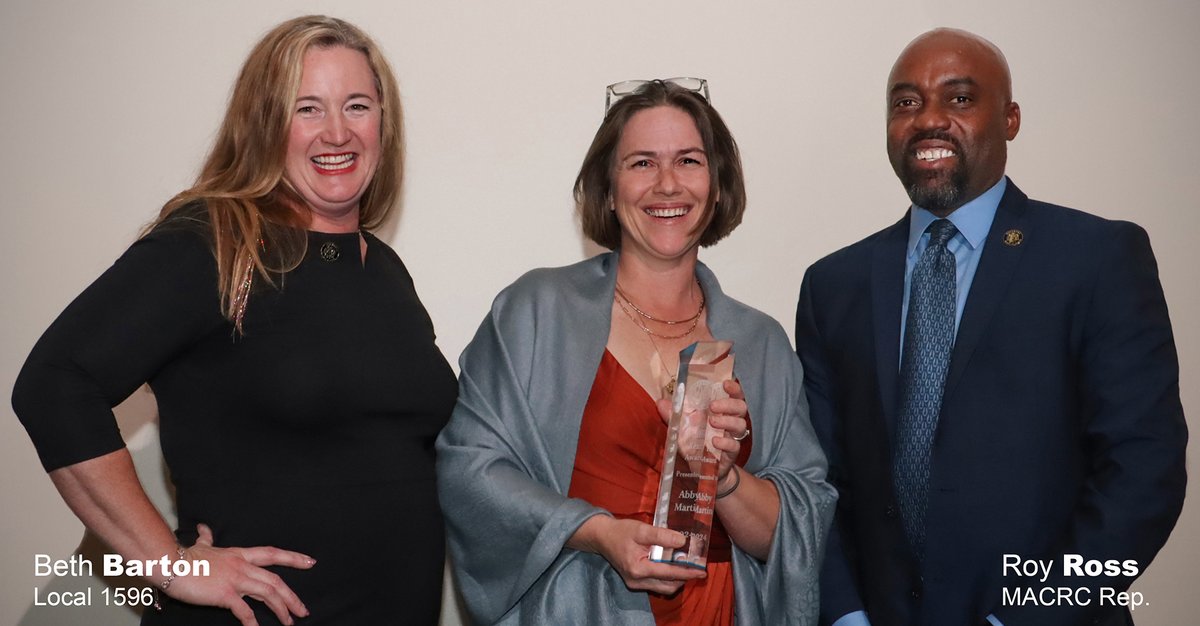 MidAmCarpenters's tweet image. Our own Abby Martin #Local32 received a high honor this past week – 2024 Tradeswoman of the Year, announced at Missouri Women in Trades annual gala in St. Louis. Abby is an experienced carpenter and training instructor. Congrats, and well deserved!
#MidAmCarpenters #UnionProud