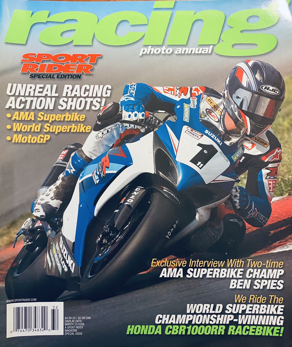 #tbt mag covers when <a href="/BenSpies11/">Ben Spies</a> was on top of #ama aka <a href="/MotoAmerica/">MotoAmerica</a> Question is: Did Ben save it on the RRW cover behind Mat? #tankslapper #elbows #superbike #suzuki <a href="/YoshimuraUSA/">Yoshimura USA</a> <a href="/HJC_Helmets_JP/">HJC Helmets Japan</a> <a href="/alpinestars/">alpinestars</a>