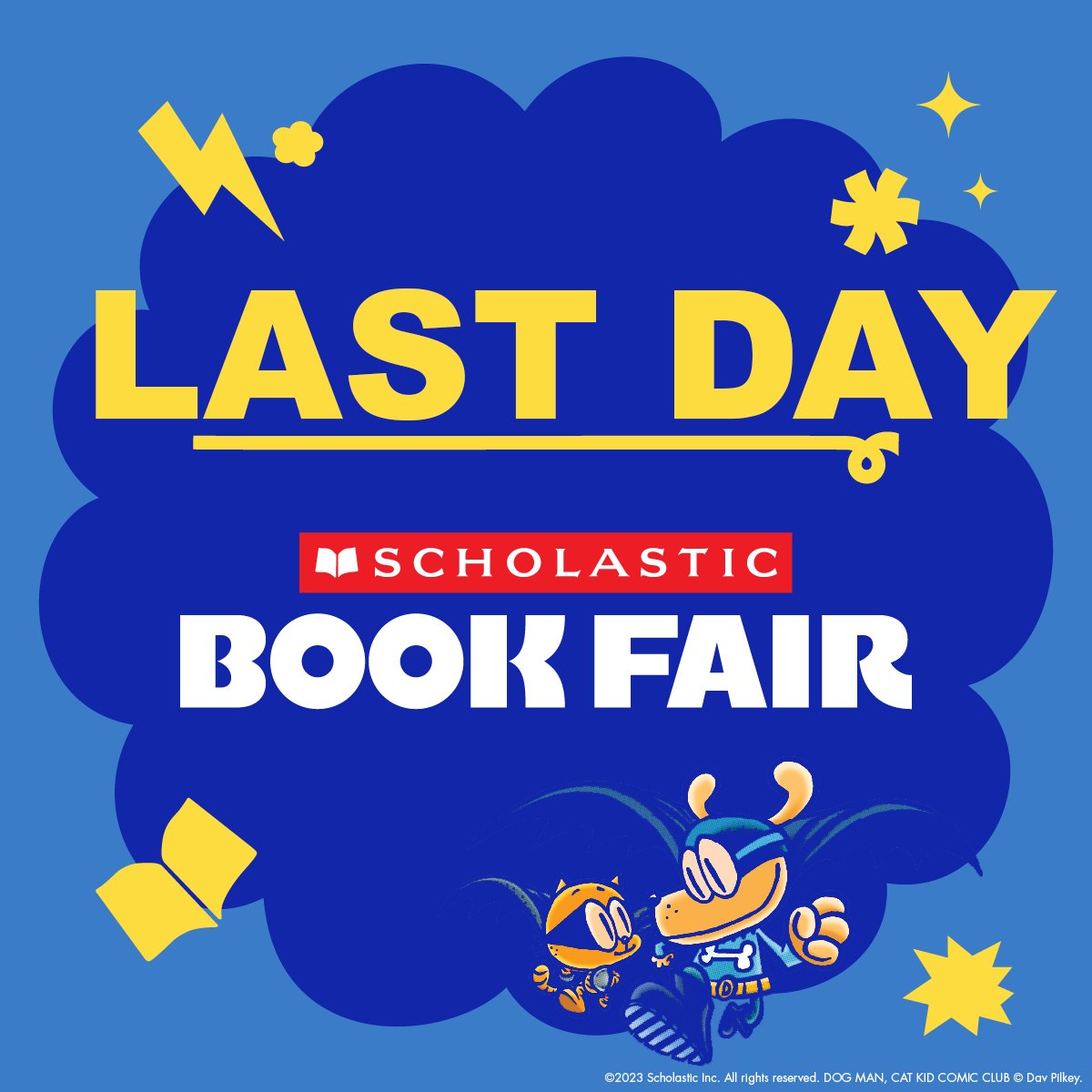 📚✨ Tomorrow is the LAST DAY for our Fall Book Fair! 📅 If you missed out before the storm, still have money to spend, or just want to grab a few more books, tomorrow is your FINAL CHANCE to shop in school! Don’t miss out! 📖🎉