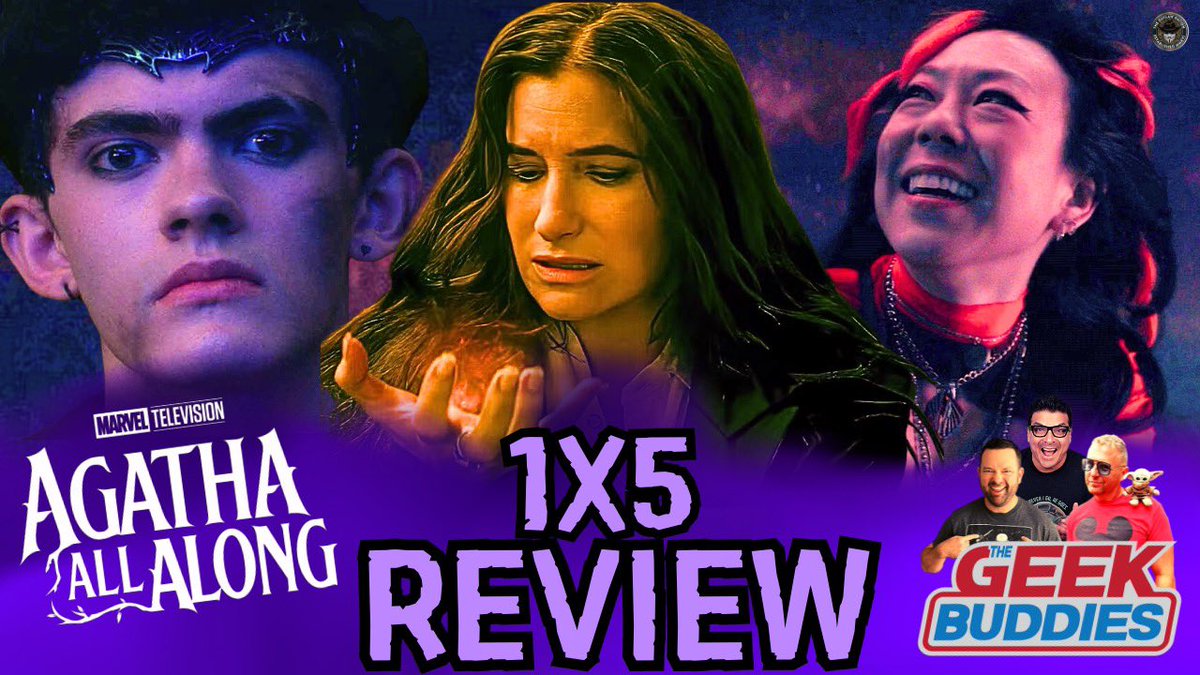 TheRochaSays's tweet photo. Last night’s #AgathaAllAlong episode was FULL of 80s horror references, shocking moments and a massive reveal that we all saw coming, but was still pretty damn awesome!

Me and @Shannon_McClung break it all down in THE GEEK BUDDIES Spoiler Review!

📺 https://t.co/9kz5o420OJ https://t.co/2TifThsMEC