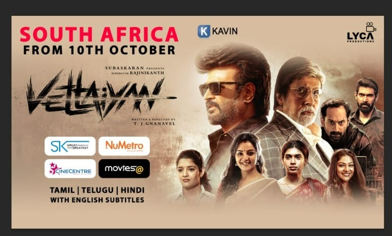KavinMedia's tweet photo. #Vettaiyan is releasing in south africa from today! @CineCentre @numetro @sterkinekor @moviesatmonte  #KavinMedia112 https://t.co/w6Il9RvaVF