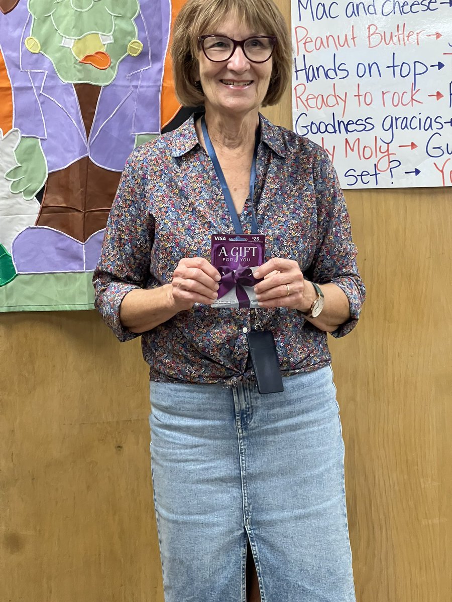 Congratulations to Ms. Hatton for being named Substitute of the Month! 🎉 She’s been incredible while subbing at Frances Willard this year. Fun fact: she was my high school Spanish teacher! Big shoutout to Señora Hatton for her dedication and impact! #SubOfTheMonth #FullCircle