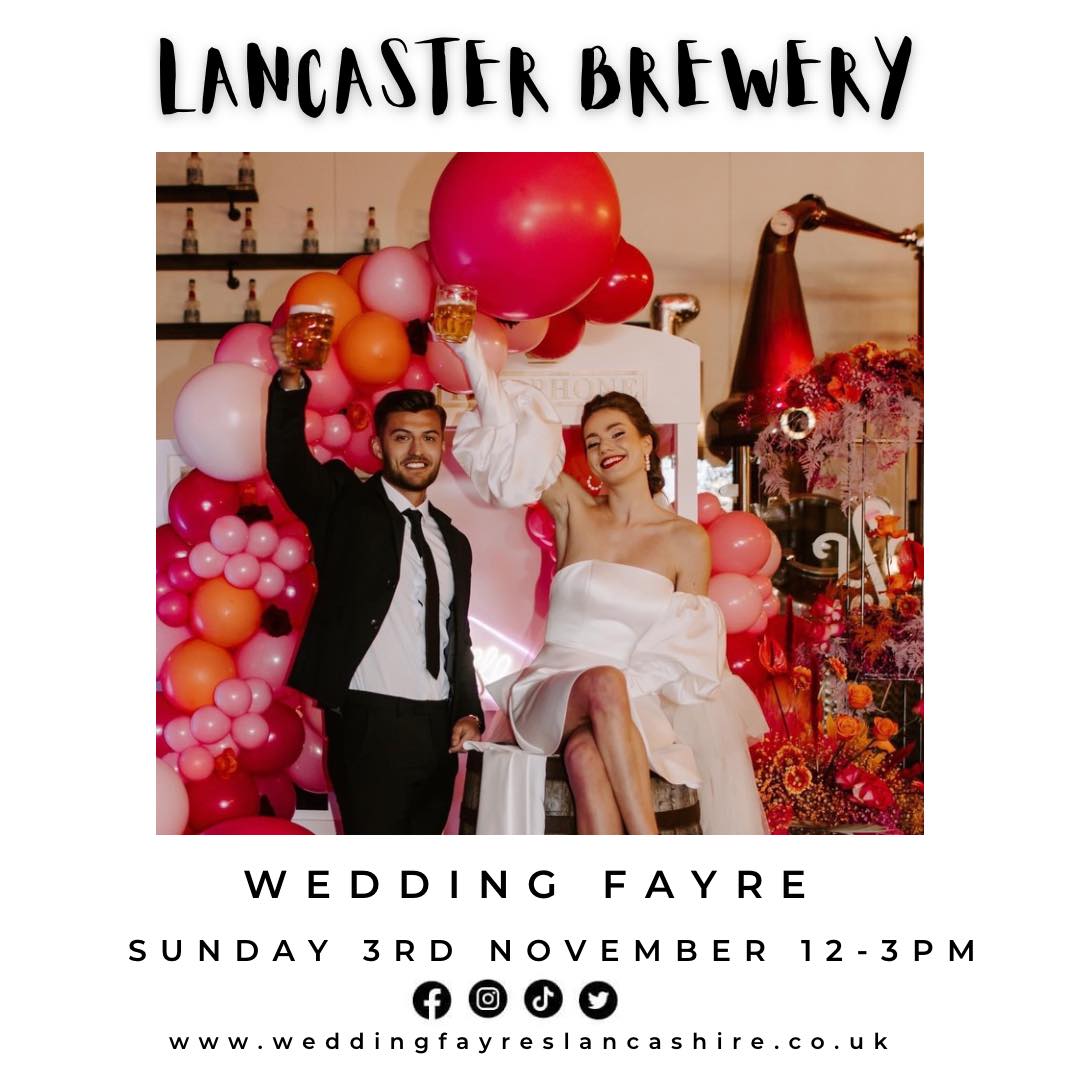 weddingfayres (@weddingfayres1) on Twitter photo Sunday 3rd November Wedding Fayre <a href="/lancasterale/">Lancaster Brewery</a>
<a href="/LancsWhatsOn/">WhatsOnLancaster</a> <a href="/LocalChoice1/">Local Choice</a> <a href="/LDMagazine/">Lancaster District</a>
<a href="/NQNW_Weddings/">Local Wedding Fairs</a> <a href="/countybridesltd/">County Brides</a> <a href="/ChatandSpin/">Chat and Spin Radio</a>
<a href="/lancasterhour/">#Lancasterhour</a> <a href="/GuardianDigital/">Lancaster Guardian</a> <a href="/CWM_YNWW/">Your North West Wedding</a>
<a href="/LancWeddings/">Say 'I do' in Lancashire</a> <a href="/BeyondRadio/">Beyond Radio 🎙</a> <a href="/VisitLancashire/">visitLancashire.com</a>
<a href="/GuidesForBrides/">Guides For Brides</a> <a href="/BrideMag/">Bride Magazine</a> <a href="/CountyWeddings/">County Wedding Magazines</a>
@UKBride Sunday 3rd November Wedding Fayre <a href="/lancasterale/">Lancaster Brewery</a>
<a href="/LancsWhatsOn/">WhatsOnLancaster</a> <a href="/LocalChoice1/">Local Choice</a> <a href="/LDMagazine/">Lancaster District</a>
<a href="/NQNW_Weddings/">Local Wedding Fairs</a> <a href="/countybridesltd/">County Brides</a> <a href="/ChatandSpin/">Chat and Spin Radio</a>
<a href="/lancasterhour/">#Lancasterhour</a> <a href="/GuardianDigital/">Lancaster Guardian</a> <a href="/CWM_YNWW/">Your North West Wedding</a>
<a href="/LancWeddings/">Say 'I do' in Lancashire</a> <a href="/BeyondRadio/">Beyond Radio 🎙</a> <a href="/VisitLancashire/">visitLancashire.com</a>
<a href="/GuidesForBrides/">Guides For Brides</a> <a href="/BrideMag/">Bride Magazine</a> <a href="/CountyWeddings/">County Wedding Magazines</a>
@UKBride
