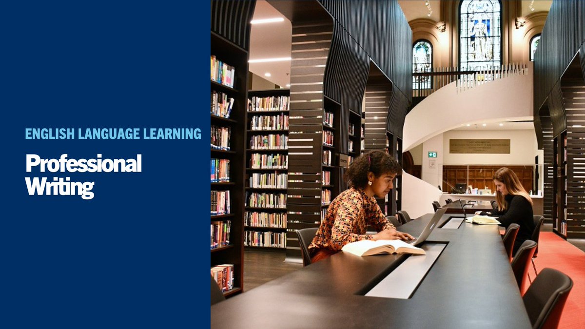 English Language Learning’s Professional Writing mini course starts Nov 11! Explore how culture interacts with professional writing and learn how to leverage your unique background to improve your writing skills. Register at uoft.me/ELL