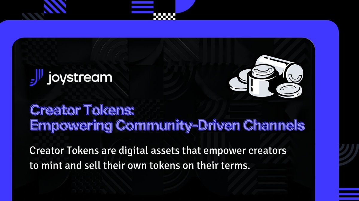 OfonKvng's tweet photo. #Joystream is at the forefront of this revolution, providing the platform and infrastructure needed to support Creator Tokens.
By leveraging blockchain technology, @JoystreamDAO ensures that all transactions are transparent, secure, and efficient.
#DAO $JOY #Crypto #Gleev #Web3 https://t.co/EwMrQTEpDb