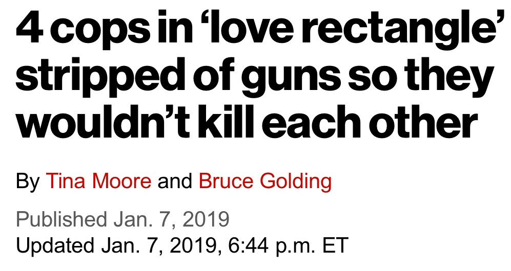 taliaotg's tweet image. Looks to be 5 students arrested for demonstrating in front of a building entrance, which opens to a public sidewalk, today.

Cop who got his gun taken away for being in a cop love triangle on the far left of the first photo above. nypost.com/2019/01/07/4-c…