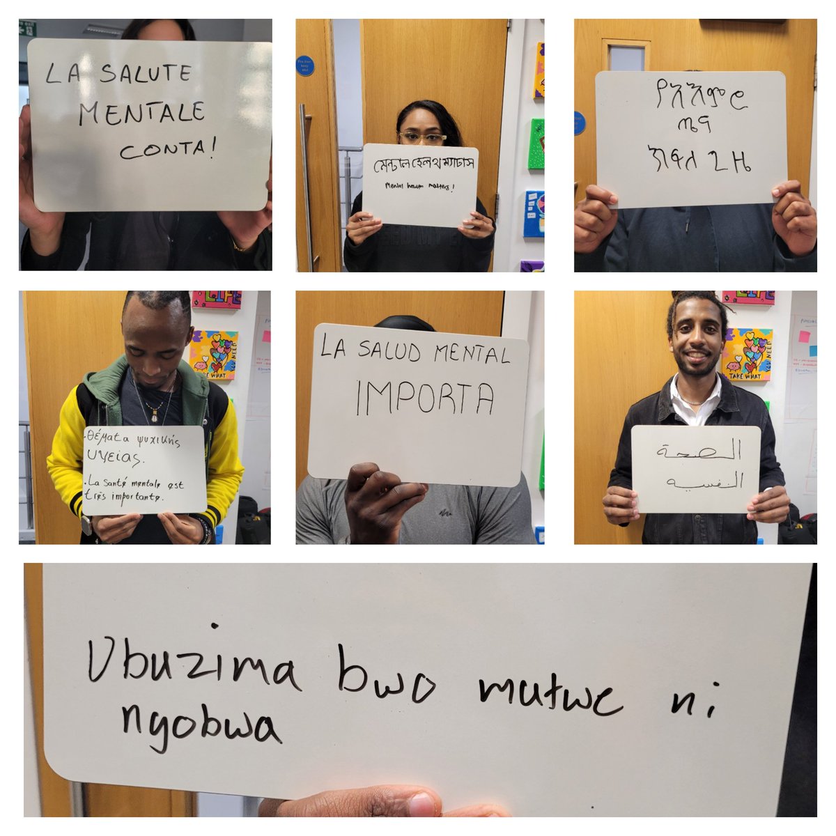 The Running Charity (@running_charity) on Twitter photo It doesn't matter what language everyone speaks, having good mental health is important and universal.
#WorldMentalHealthDay #WorldHomelessnessDay #YoungPeople It doesn't matter what language everyone speaks, having good mental health is important and universal.
#WorldMentalHealthDay #WorldHomelessnessDay #YoungPeople