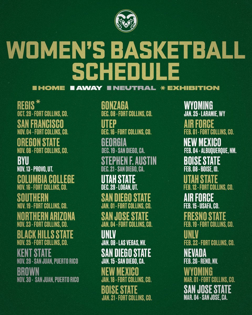 Colorado State Women's Basketball tweet media