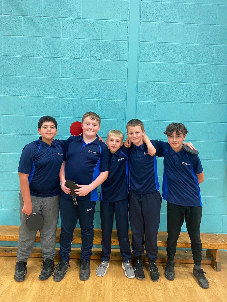 Excellent performances from the year 7/8 boys table tennis team yesterday. A few wins and all developed their skills well throughout the evening. Well done to Ollie, Albie and Harris representing the school for the first time 🏓