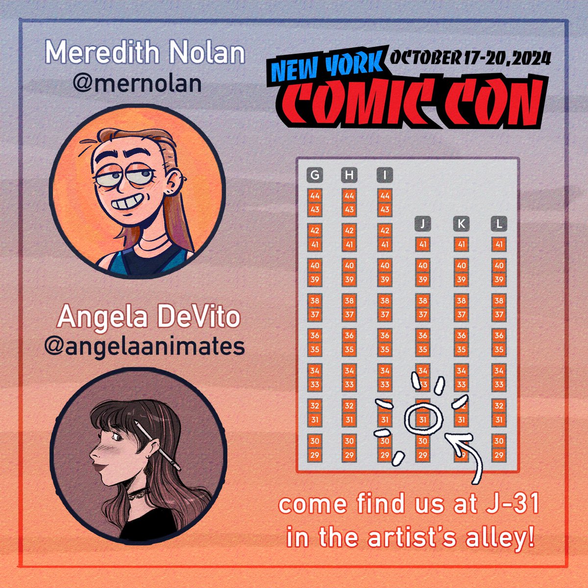 angelaanimates's tweet photo. NYCC is in ONE WEEK so I think it’s time I share what brand new items I’ll be debuting at the con. First up is the witch hat claw clip! Come find me and @mernolan at J-31 in the Artist Alley 🎃🖤🧡 https://t.co/SJ3Zg6wc6K