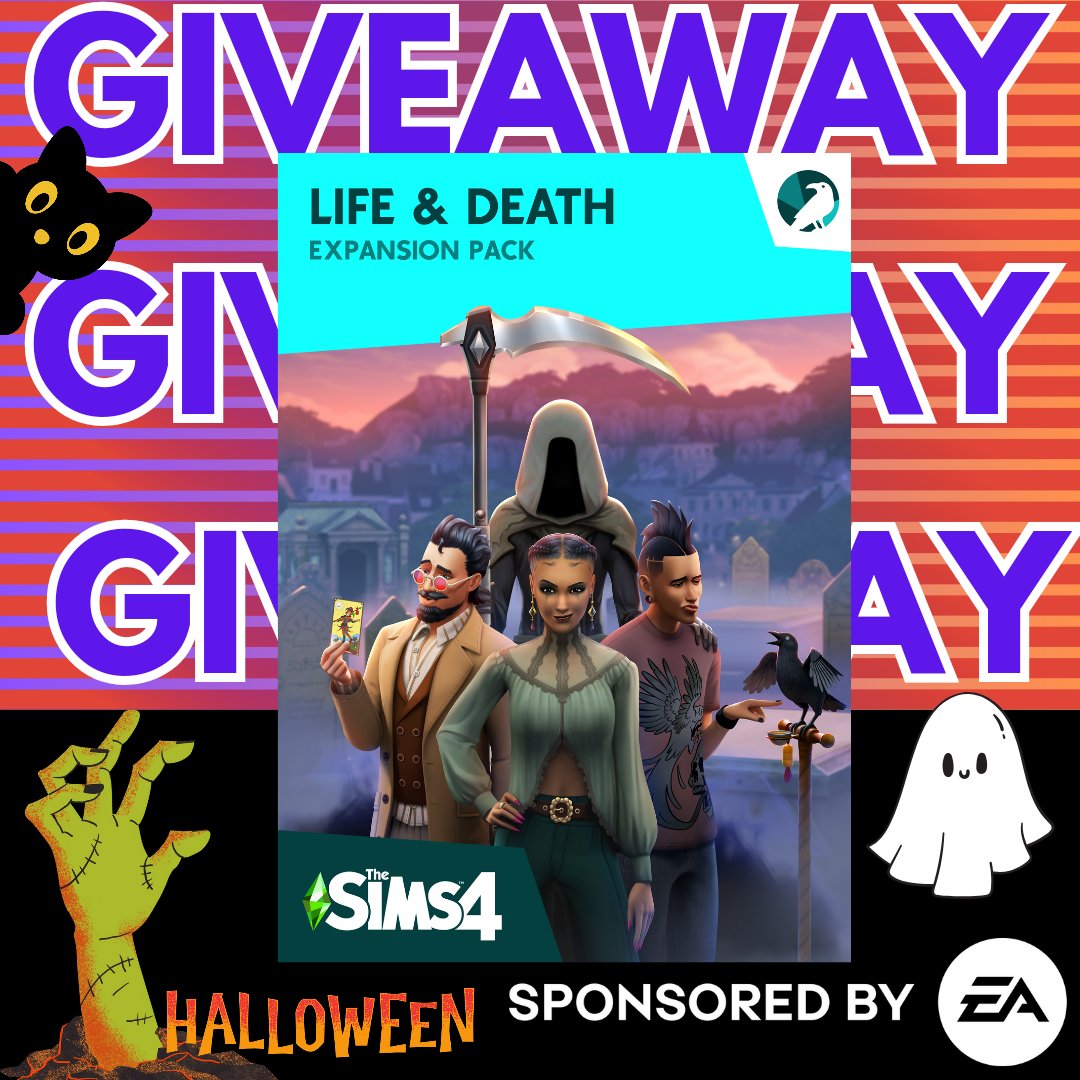 Simeralla1's tweet photo. #ad Thank you the EACreatorNetwork I have 1 EA APP code of the New Expansion Pack Life &amp; Death #TheSims4LifeAndDeath #SponsoredbyEA
To Enter:
💀Follow RT Like 
💀Sub or Follow my YT/Twitch Channels 
💀I will Pick the winner During my Special LIVE STREAM
10/31 Halloween 5pmest https://t.co/RAksBGXrgm