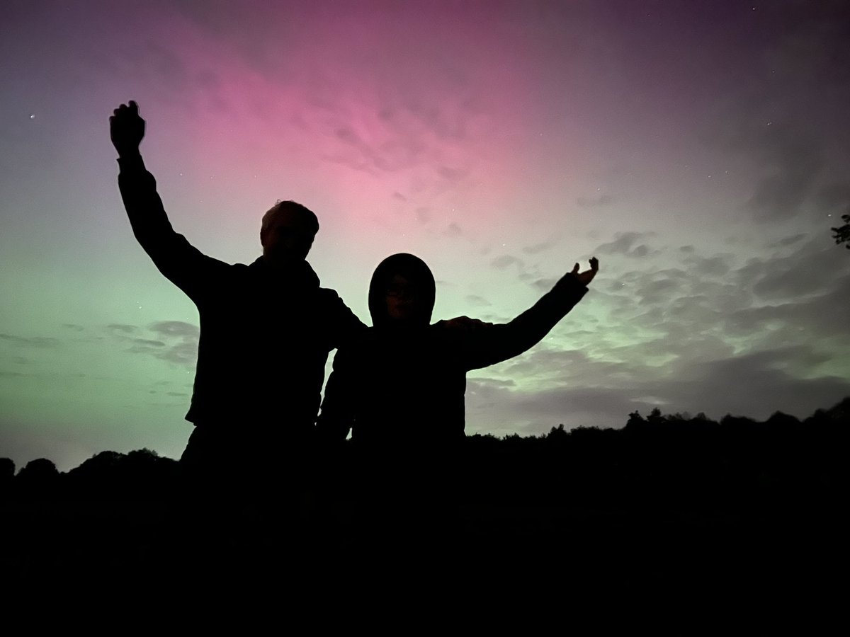 Het was weer prachtig! Verveelt nooit dat #Noorderlicht.