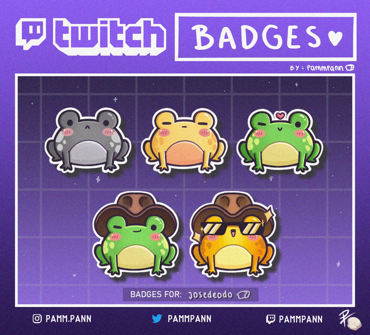 Badges para <a href="/Josedeodo/">Josedeodo</a> 𓆏 ⋆｡°✩ 
Hasta ranita prestigiosa hay✨