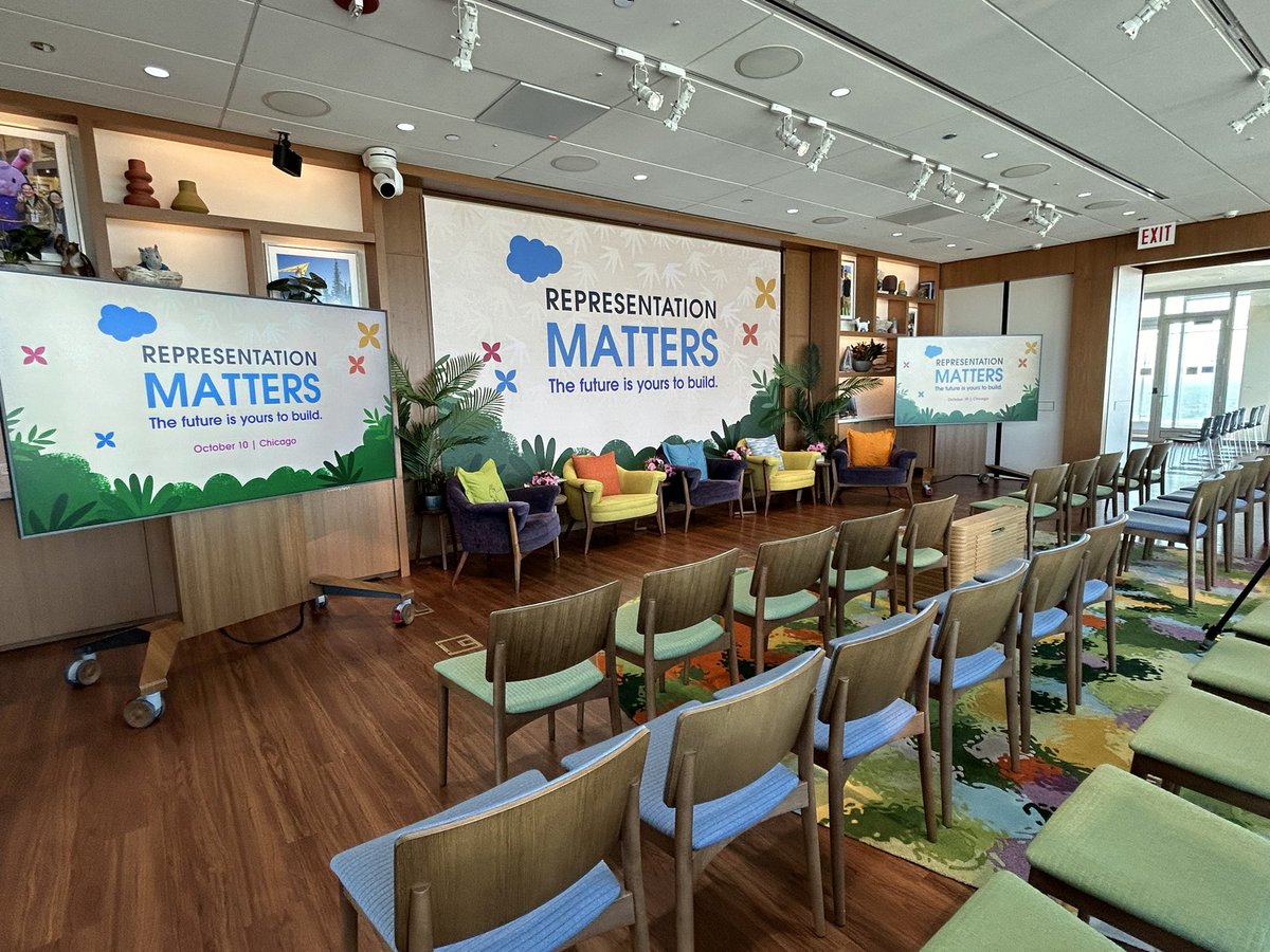 It’s almost time!! ⏰ Representation Matters is starting in 10 minutes - tune in 🔴LIVE on <a href="/SalesforceEQ/">Office of Equality</a>.
