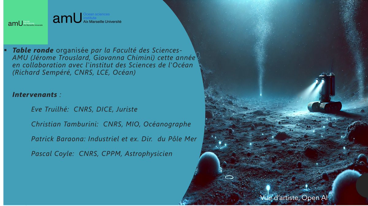 Sempéré Richard (@richardsempere) on Twitter photo Plus de 500 étudiants présents aujourd'hui à la table ronde sur l'Océan profond <a href="/ocean_amu/">Institut Sciences de l'Océan</a> <a href="/CNRS_INSU/">CNRS Terre & Univers</a> <a href="/marseille/">Ville de Marseille</a> <a href="/UnivMarines/">Universités Marines</a> <a href="/Ifremer_fr/">Ifremer 🌊</a> <a href="/univtoulon/">Université de Toulon</a> <a href="/marseille/">Ville de Marseille</a> <a href="/PoleMerMed/">Pôle Mer Méditerranée</a> <a href="/OSUIP_Papers/">OSU Pythéas</a> Plus de 500 étudiants présents aujourd'hui à la table ronde sur l'Océan profond <a href="/ocean_amu/">Institut Sciences de l'Océan</a> <a href="/CNRS_INSU/">CNRS Terre & Univers</a> <a href="/marseille/">Ville de Marseille</a> <a href="/UnivMarines/">Universités Marines</a> <a href="/Ifremer_fr/">Ifremer 🌊</a> <a href="/univtoulon/">Université de Toulon</a> <a href="/marseille/">Ville de Marseille</a> <a href="/PoleMerMed/">Pôle Mer Méditerranée</a> <a href="/OSUIP_Papers/">OSU Pythéas</a>