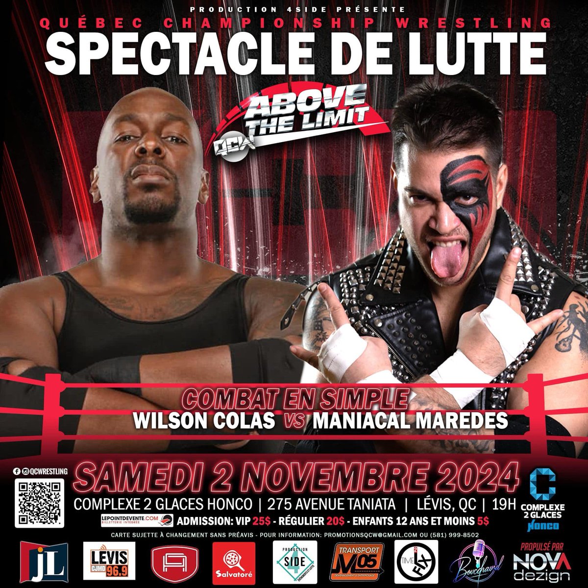 QCW Wrestling (Les Promotions QCW) tweet media