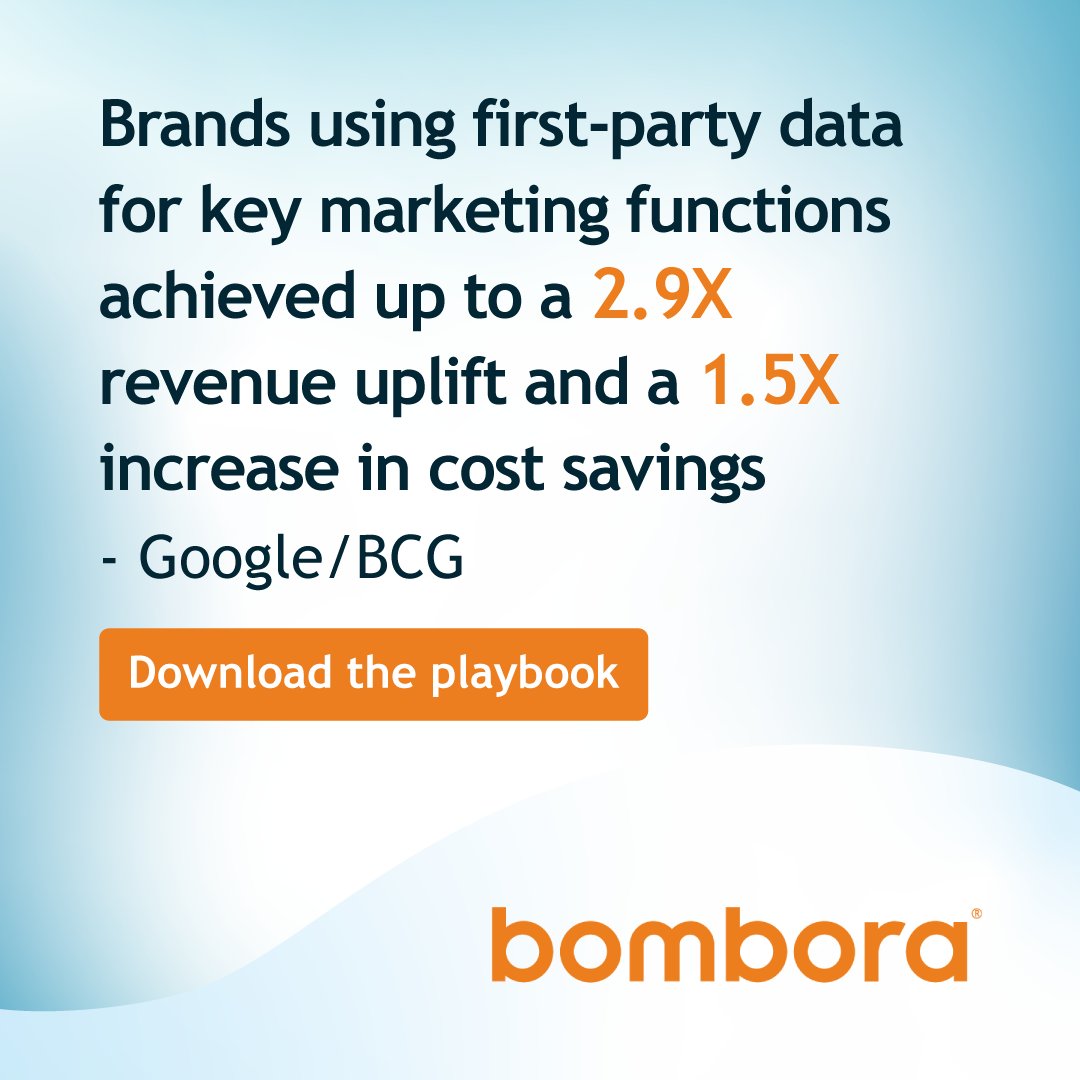 The longer you wait to develop a robust #FirstPartyData strategy, the less actionable data you’ll have to create a meaningful impact.

Download our latest playbook packed with essential steps to crafting your sophisticated first-party data strategy: hubs.ly/Q02S-YwK0