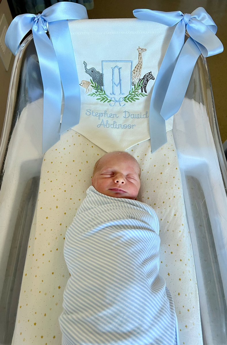 MarlenaTV's tweet image. 🎊 On Nobel Prize Monday we welcomed our own award-winner, baby Stephen David Abdinoor. Incredibly grateful this healthy baby boy has joined his big sister at home. 

We are so appreciative for all the congratulations and well wishes! 👶🏼