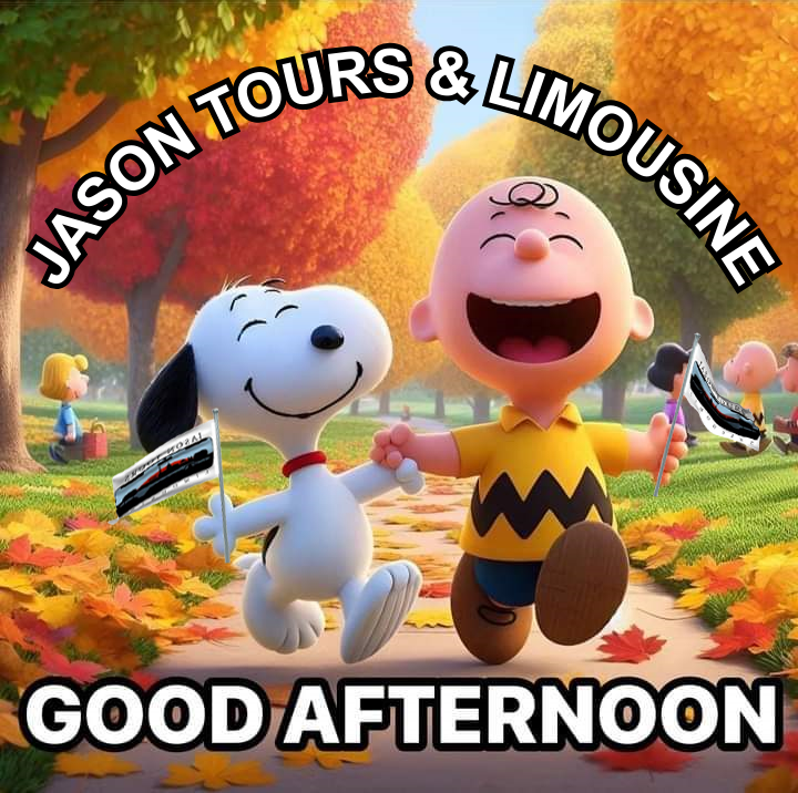 JasonTours1's tweet photo. Good afternoon, lovely people! 🌞 We hope you're having a fantastic day! Remember, if luxury transportation is what you need, Jason Tours and Limousine is just a call away. Stay fabulous and on the move! 💼🚗✨ #LuxuryTravel #Travel #Tour #Vacation #Holiday #Event #Fun #Enjoy https://t.co/NiMq6HUp5A