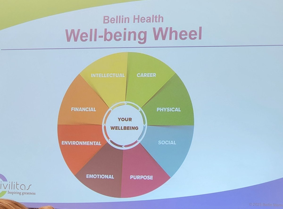 hrgremlin's tweet photo. "No one is going to have a complete wheel ever" so true and something to keep in mind when trying to help others. All dimensions work together and can impact each other positively and negatively #psychologicalsafety #WISHRM24 #SMILE24 @WISHRM https://t.co/NYQMUmpYVW