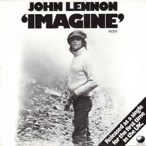 Op deze dag in 1971 werd het nummer 'Imagine' van John Lennon uitgebracht. Prachtig lied waarin hij oproept tot een broederschap tussen mensen in de wereld. Laat ook kracht van verbeelding zien. Rolling Stone Magazine noemde het "his greatest musical gift to the world"