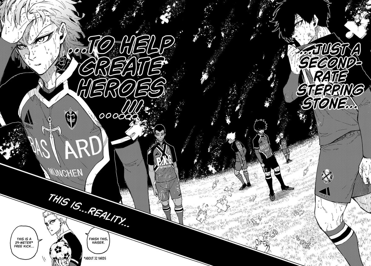 NewBear99's tweet photo. Isagi’s sees his hero for who he truly is😭Kaiser insults Noa while Isagi doesn’t accept that he is always the person used by someone else. Kaiser is ready to shoot!🥹🔥#bllk #BLLKSpoilers #BlueLock #bluelock278 #ブルーロック #ブルーロックFA #bllkleaks #isagi #kaiser #bllk278 https://t.co/zu89RZJ6I8