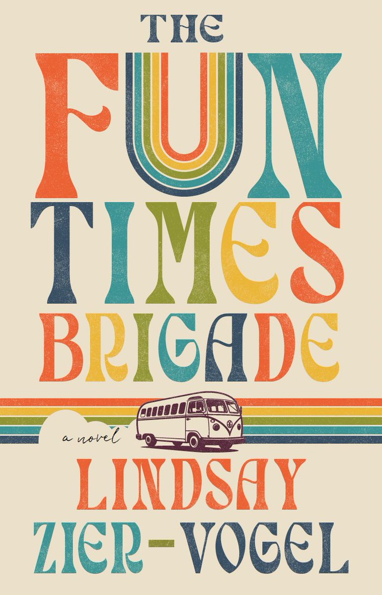 I'm delighted to reveal the cover of my second novel, THE FUN TIMES BRIGADE! Music and motherhood and identity crises (plural!) and grief and a song about crayons and more! Out with <a href="/bookhugpress/">Book*hug Press</a>: May 1, 2025! #TheFunTimesBrigade #CanLit #TBR
