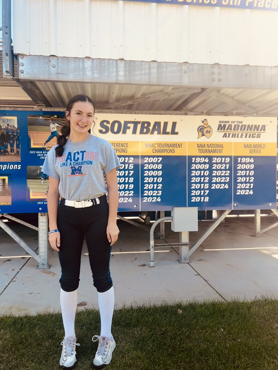 Mallory Smith 08 (@mallorysmith08) on Twitter photo Thank you <a href="/pezzplayers/">ron pezzoni</a> and <a href="/MUCrusadersSB/">Madonna Softball</a> for the awesome opportunity to join the team at your scrimmage yesterday and showcase my skills! I’m excited for the next step of touring the campus!
<a href="/CollegeBDJocks/">College Bound Jocks</a>
<a href="/MojoHallock/">Tennessee Mojo Hallock 18U</a> Thank you <a href="/pezzplayers/">ron pezzoni</a> and <a href="/MUCrusadersSB/">Madonna Softball</a> for the awesome opportunity to join the team at your scrimmage yesterday and showcase my skills! I’m excited for the next step of touring the campus!
<a href="/CollegeBDJocks/">College Bound Jocks</a>
<a href="/MojoHallock/">Tennessee Mojo Hallock 18U</a>