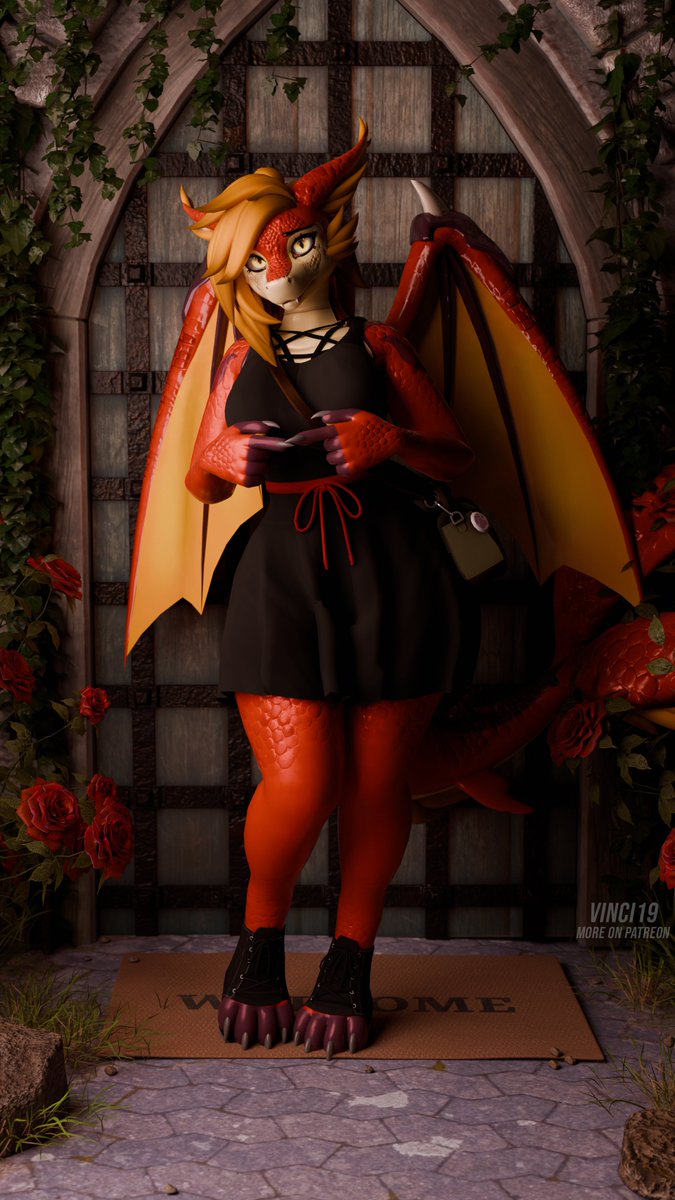 The Dragon wanted to look nice for our date. Do you think they look okay?