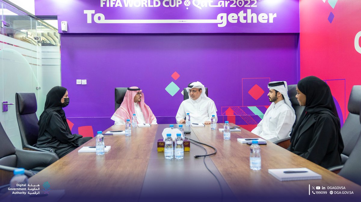DgaGovSa's tweet photo. زار الرئيس التنفيذي لمركز الابتكار والتقنيات الناشئة في هيئة الحكومة الرقمية، سعادة م. عبدالمحسن الماضي، مركز مدى ومركز الاتصال الحكومي، ومختبر تسمو للابتكار، في دولة قطر، حيث اطلع خلال زيارته على جهودها في التحول الرقمي وأبرز منتجاتها وحلولها التقنية وخدماتها للمستفيدين.