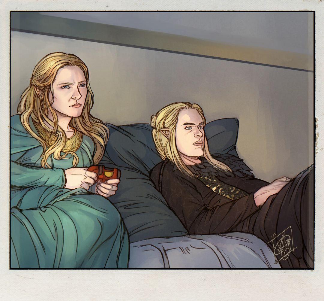 fernandasa07's tweet image. Galadriel e Sauron lutando pelo controle da Terra Média. 😅
#AneisdePoder #RingsofPower #Galadriel #Sauron #Tolkien