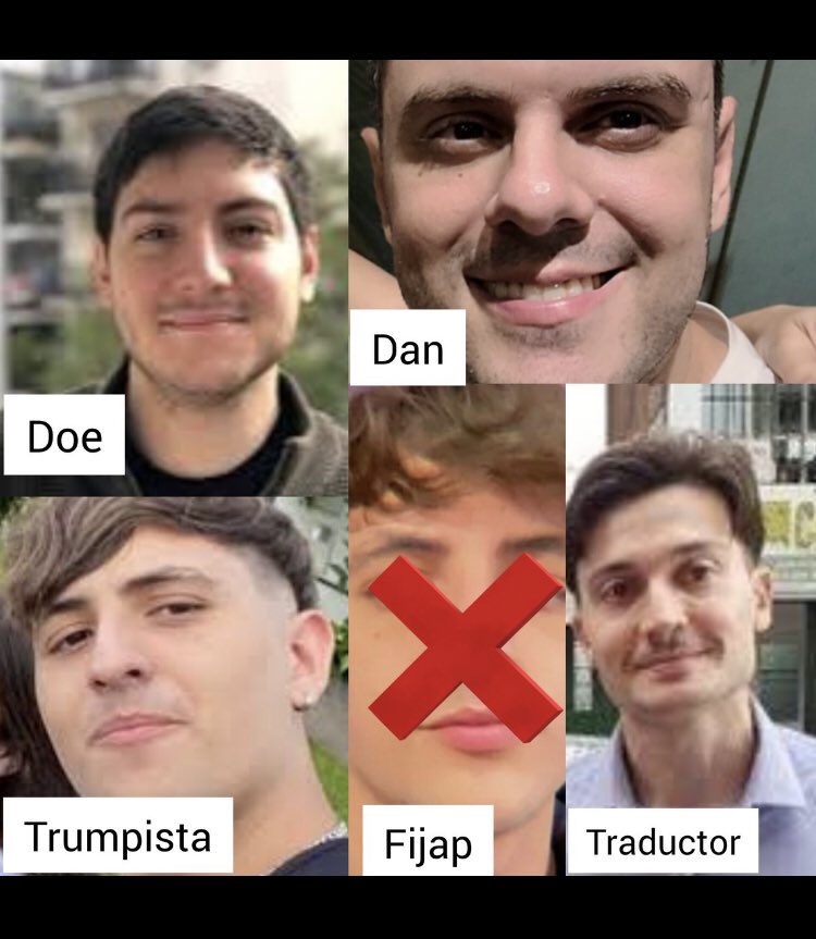 Si se cruzan alguno de estos. Saluden con un abrazo que les haga doler