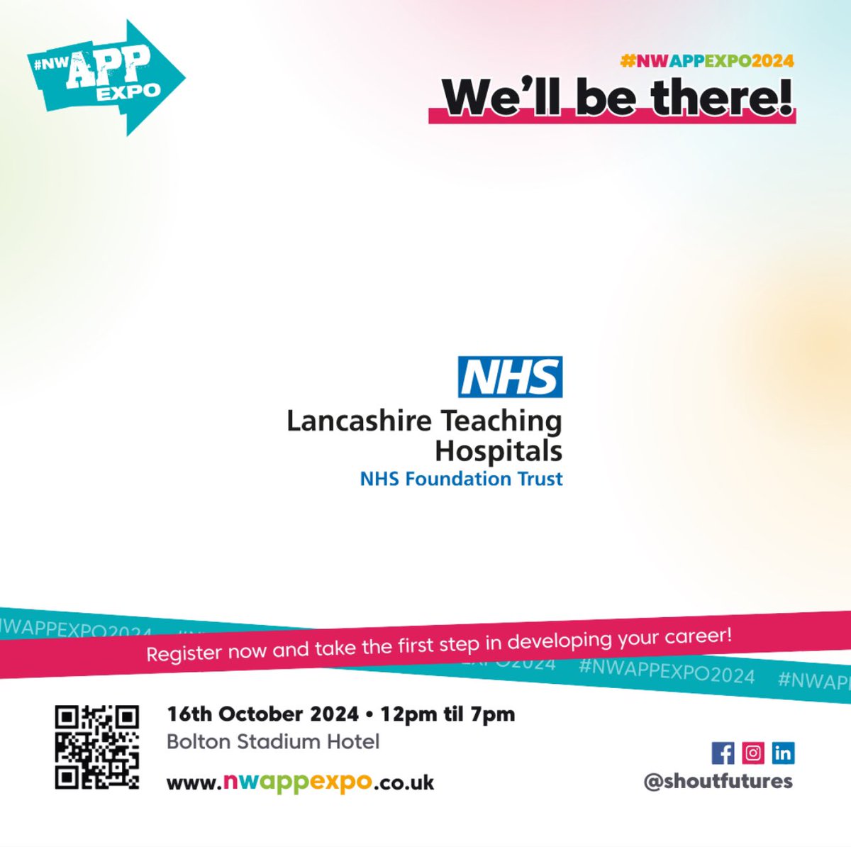 Join us at Bolton stadium Hotel for the careers expo on 16th October 12pm -7pm