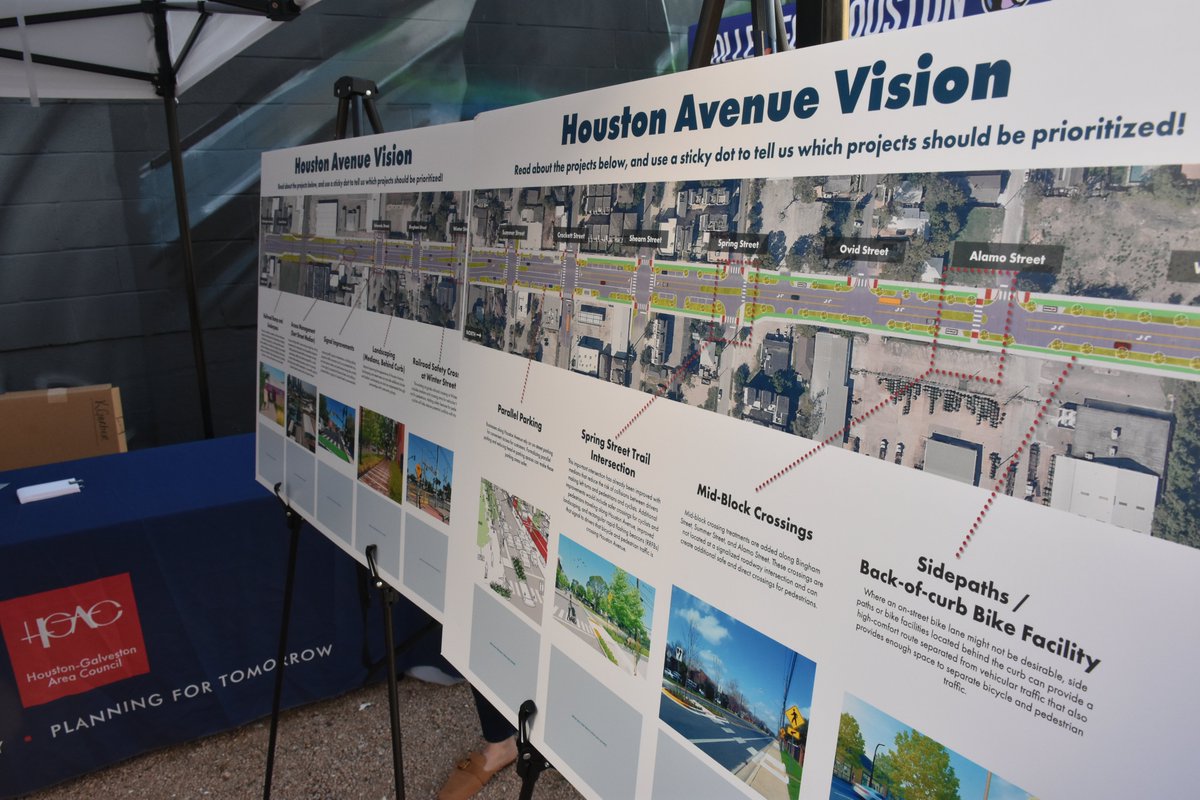 TEI_PlanDesign's tweet image. TEI, HGAC, and Asakura Robinson partnered with the First Ward Civic Club to engage neighbors at the community&apos;s National Night Out event on Tuesday, October 1st. 

Thanks to all of the community members who shared your feedback! We&apos;re excited to see more safe streets for all.