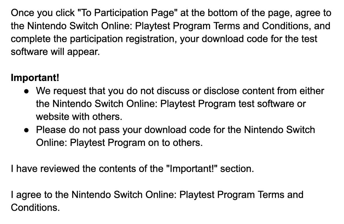 圖 任天堂要求玩家別談論神秘的NSO測試內容