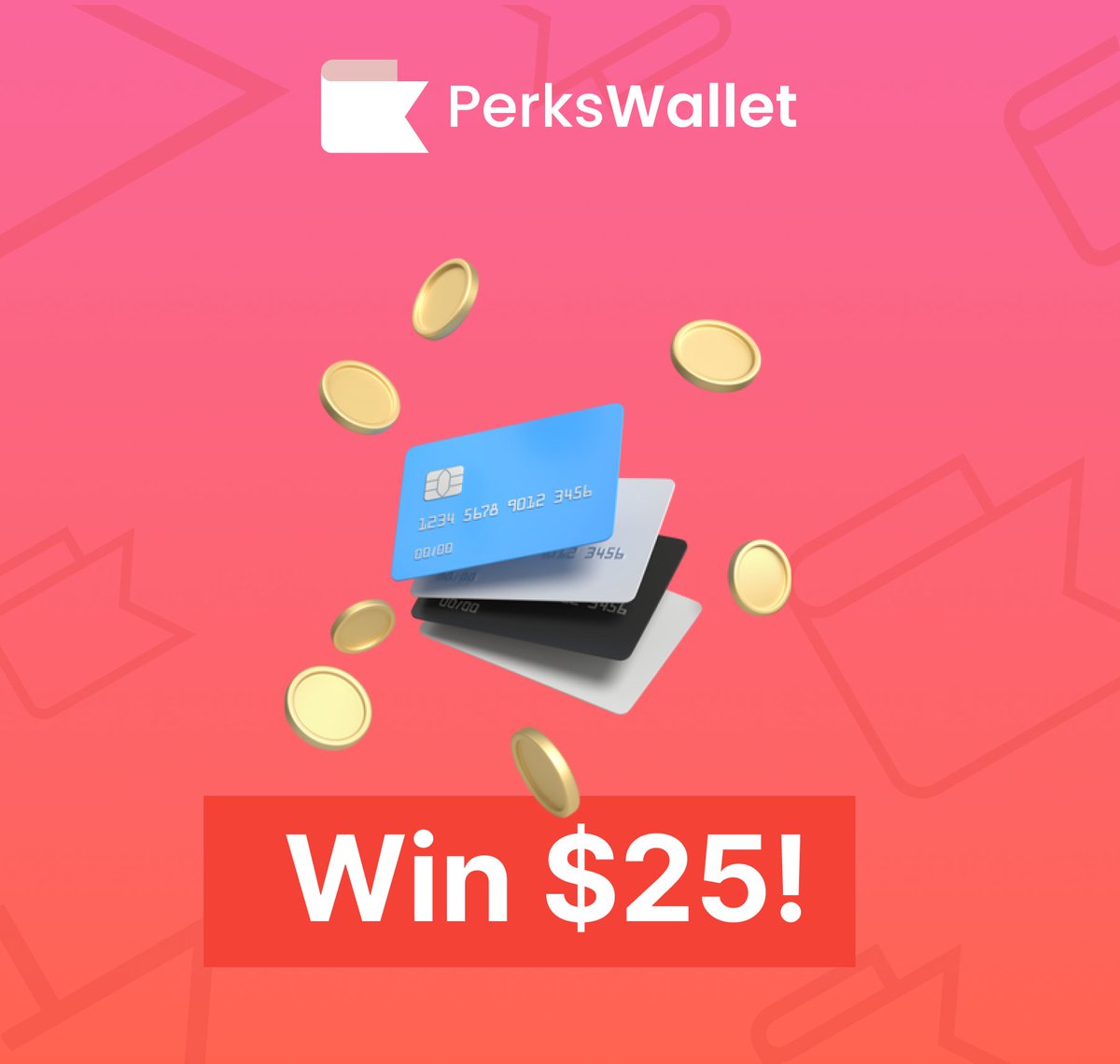 PerksWallet's tweet photo. 🎉 Want to win $25? It's easy with PerksWallet! 💵 Here’s how you can enter:
1️⃣ Sign up for PerksWallet
2️⃣ Complete your profile
3️⃣ Take a quick survey
#PerksWallet #Giveaway #SaveMore https://t.co/6vJxUvITt9