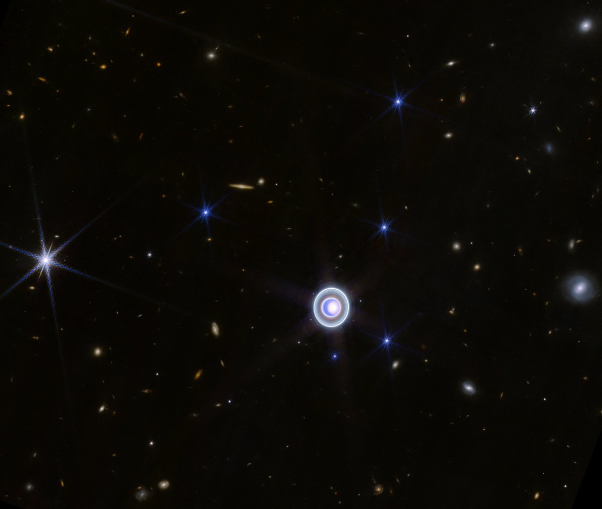 WebbFeed's tweet photo. JWST's second image of Uranus.
This image was presented today on AAS Nova (DPS 56: Day 3). https://t.co/CJmF0dQhTe